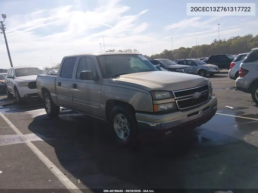 CHEVROLET SILVERADO 2006, VIN 2GCEC13Z761317722