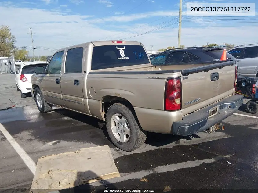2006 CHEVROLET SILVERADO VIN 2GCEC13Z761317722 — фото 3