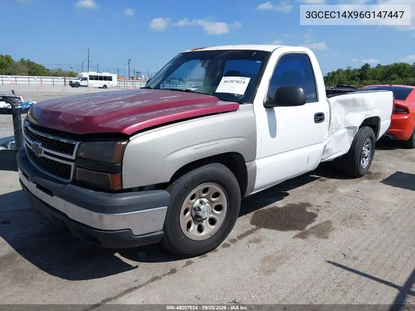 2006 CHEVROLET SILVERADO VIN 3GCEC14X96G147447 — фото 2