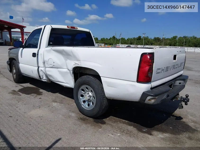 2006 CHEVROLET SILVERADO VIN 3GCEC14X96G147447 — фото 3