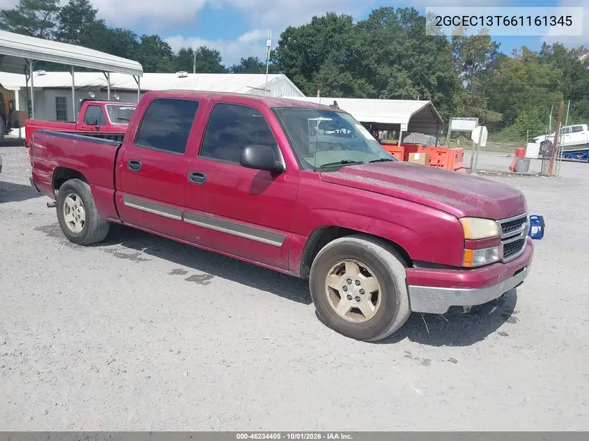 CHEVROLET SILVERADO 2006, VIN 2GCEC13T661161345