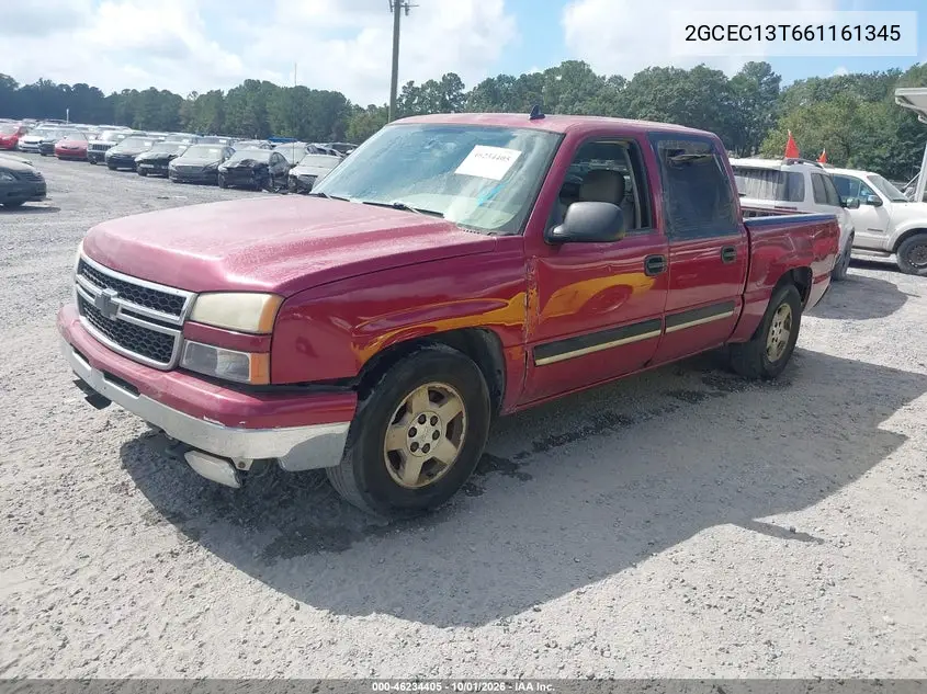 2006 CHEVROLET SILVERADO VIN 2GCEC13T661161345 — фото 2