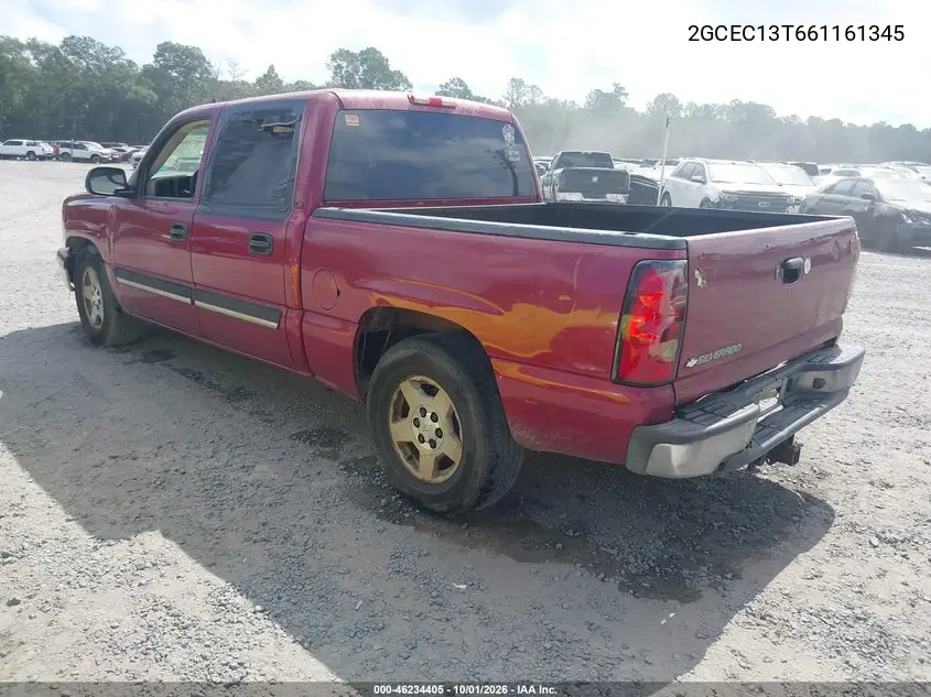 2006 CHEVROLET SILVERADO VIN 2GCEC13T661161345 — фото 3