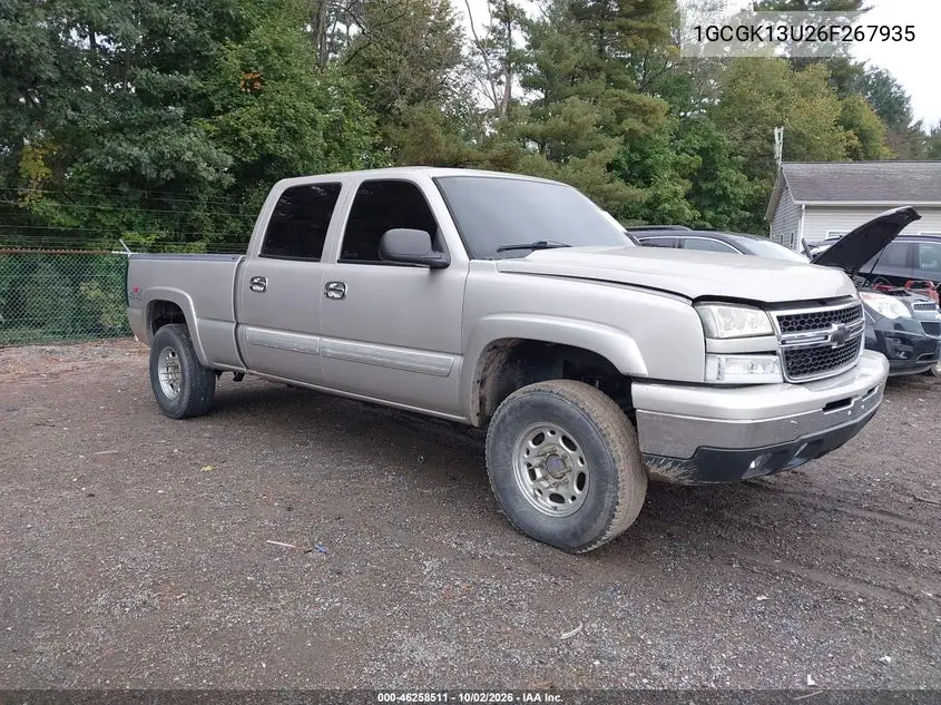 CHEVROLET SILVERADO 2006, VIN 1GCGK13U26F267935
