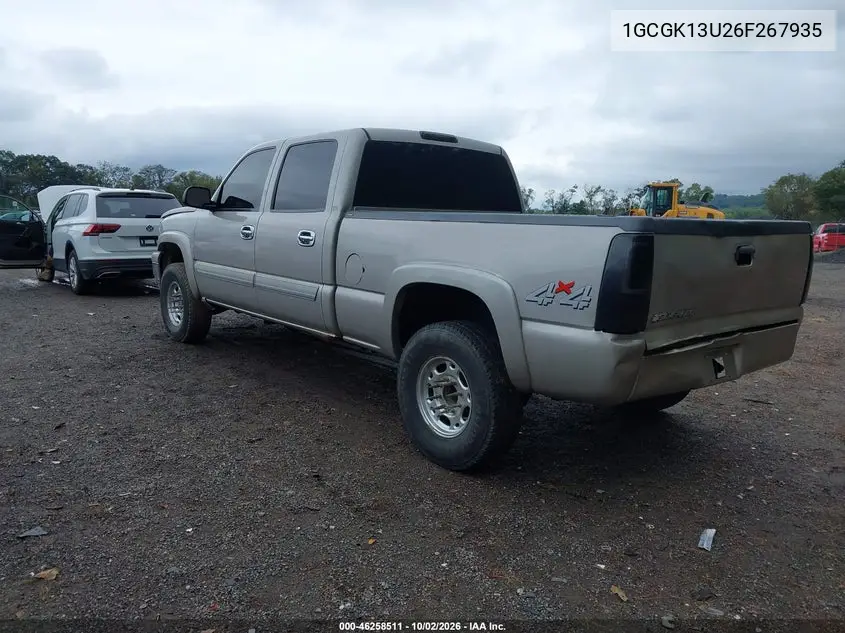 2006 CHEVROLET SILVERADO VIN 1GCGK13U26F267935 — фото 3