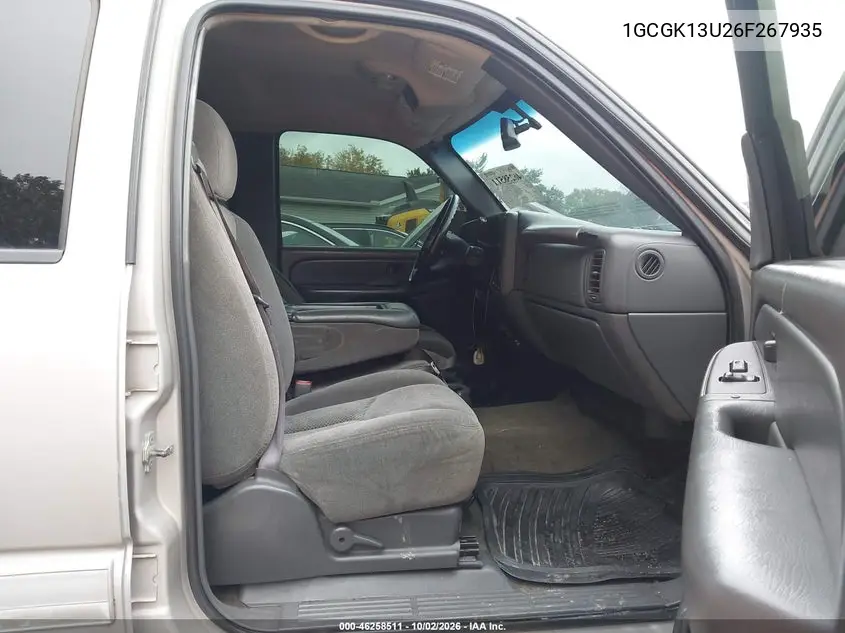 2006 CHEVROLET SILVERADO VIN 1GCGK13U26F267935 — фото 5