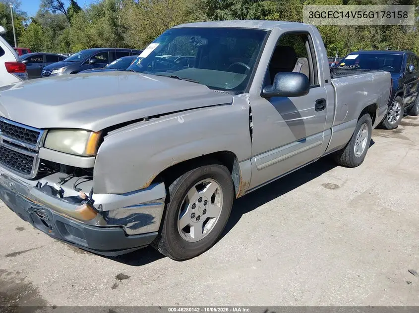 2006 CHEVROLET SILVERADO VIN 3GCEC14V56G178158 — фото 2
