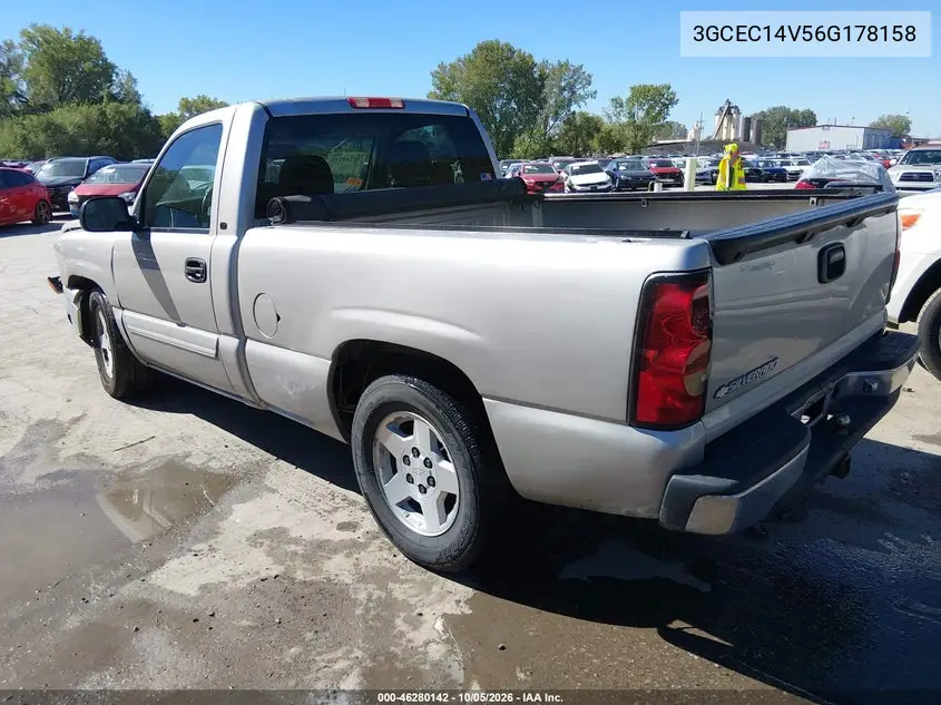 2006 CHEVROLET SILVERADO VIN 3GCEC14V56G178158 — фото 3