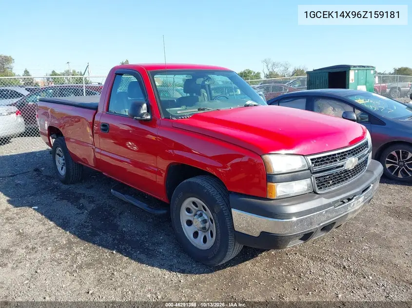 CHEVROLET SILVERADO 2006, VIN 1GCEK14X96Z159181