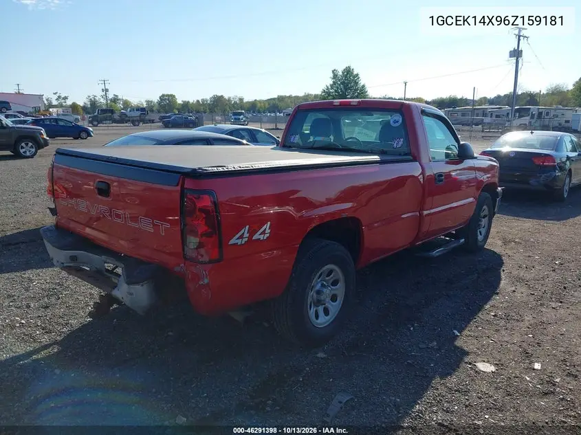 2006 CHEVROLET SILVERADO VIN 1GCEK14X96Z159181 — фото 4