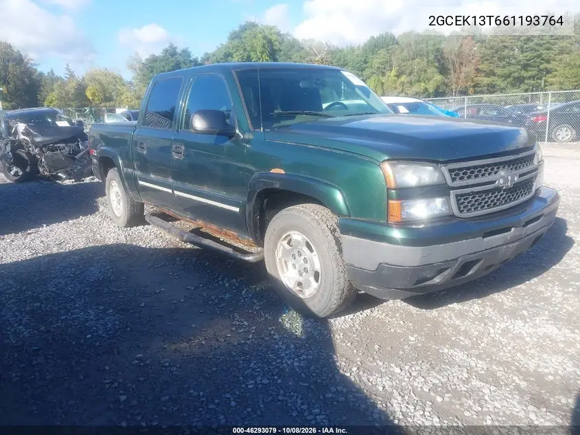 CHEVROLET SILVERADO 2006, VIN 2GCEK13T661193764