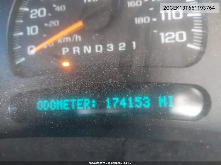 2006 CHEVROLET SILVERADO VIN 2GCEK13T661193764 — фото 16
