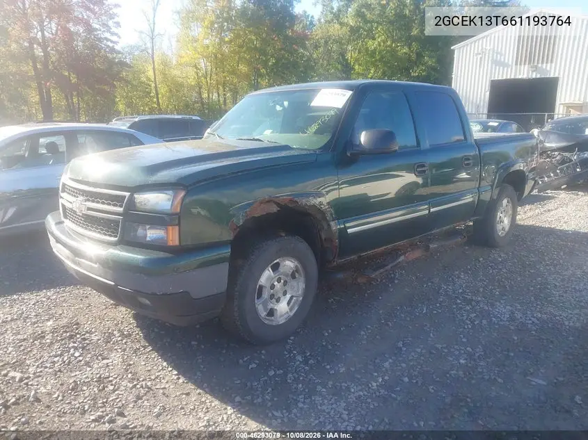 2006 CHEVROLET SILVERADO VIN 2GCEK13T661193764 — фото 2