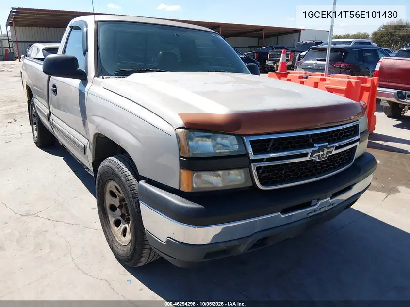 CHEVROLET SILVERADO 2006, VIN 1GCEK14T56E101430