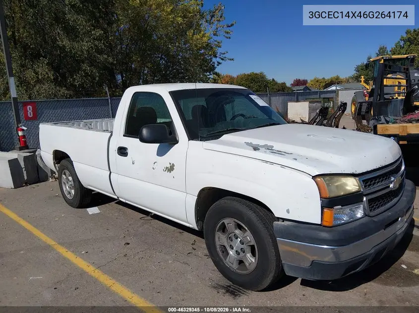 CHEVROLET SILVERADO 2006, VIN 3GCEC14X46G264174