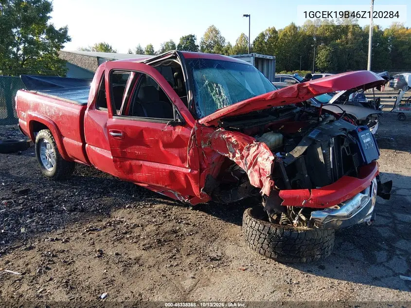 CHEVROLET SILVERADO 2006, VIN 1GCEK19B46Z120284