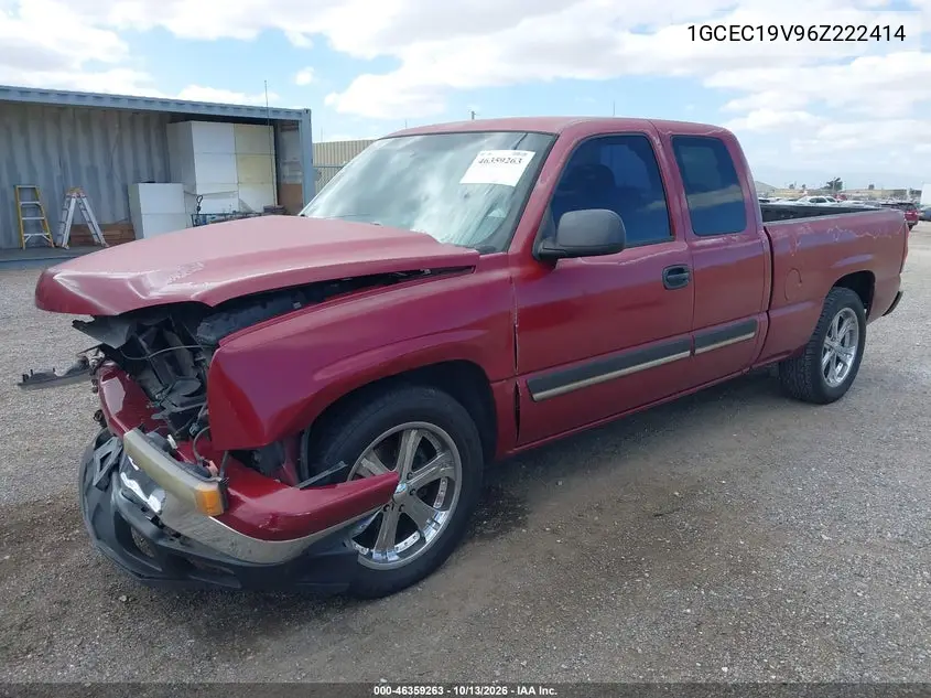 2006 CHEVROLET SILVERADO VIN 1GCEC19V96Z222414 — фото 2