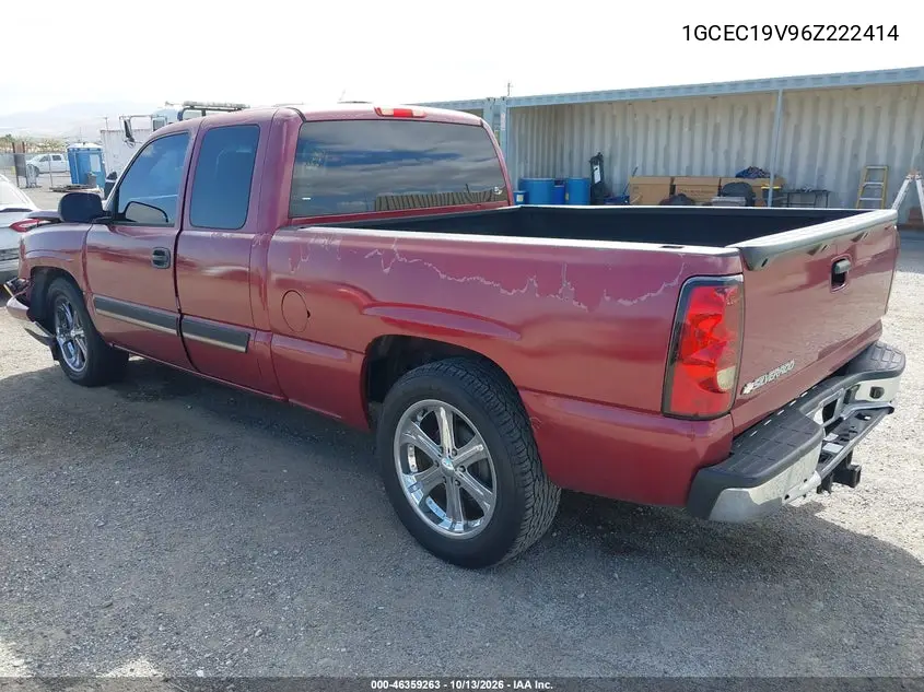 2006 CHEVROLET SILVERADO VIN 1GCEC19V96Z222414 — фото 3