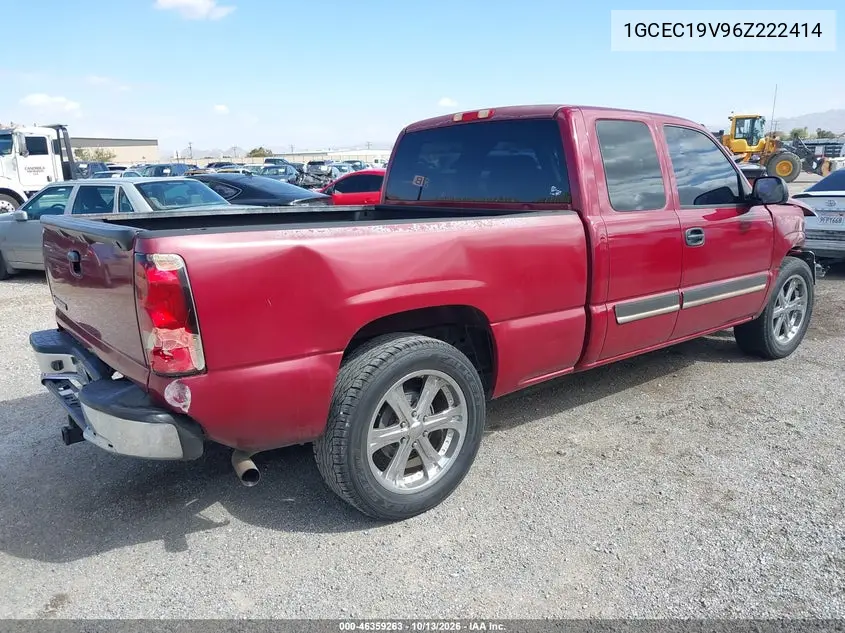2006 CHEVROLET SILVERADO VIN 1GCEC19V96Z222414 — фото 4