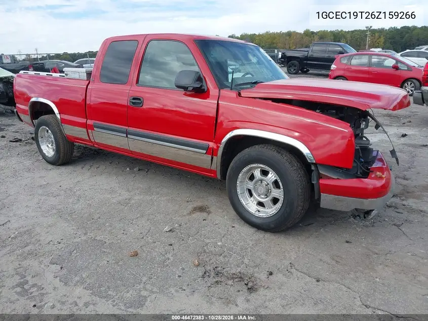 CHEVROLET SILVERADO 2006, VIN 1GCEC19T26Z159266