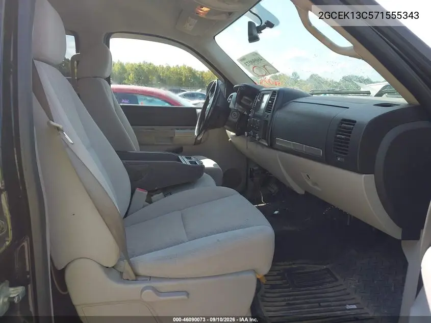 2007 CHEVROLET SILVERADO VIN 2GCEK13C571555343 — фото 5