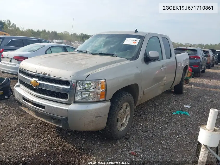 2007 CHEVROLET SILVERADO VIN 1GCEK19J67Z628698 — фото 2