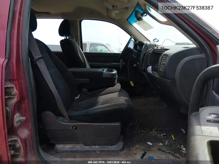 2007 CHEVROLET SILVERADO VIN 1GCHK23K27F538387 — фото 5