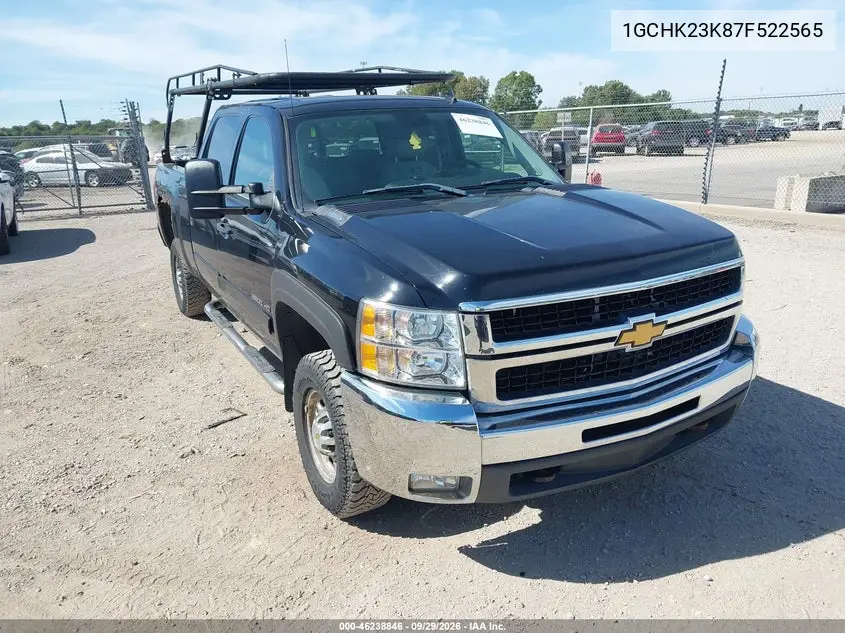 CHEVROLET SILVERADO 2007, VIN 1GCHK23K87F522565