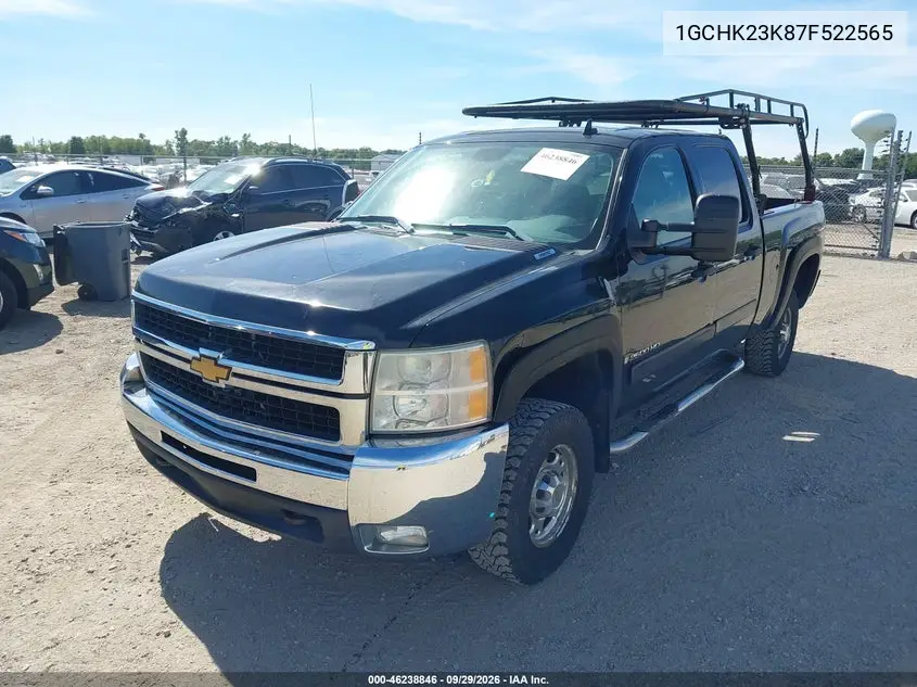 2007 CHEVROLET SILVERADO VIN 1GCHK23K87F522565 — фото 2
