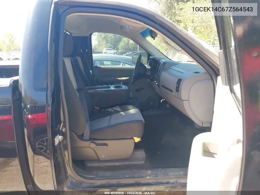 2007 CHEVROLET SILVERADO VIN 1GCEK14C67Z564543 — фото 5