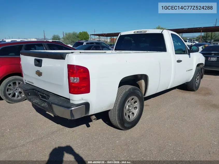 2007 CHEVROLET SILVERADO VIN 1GCEC14C77Z524288 — фото 4