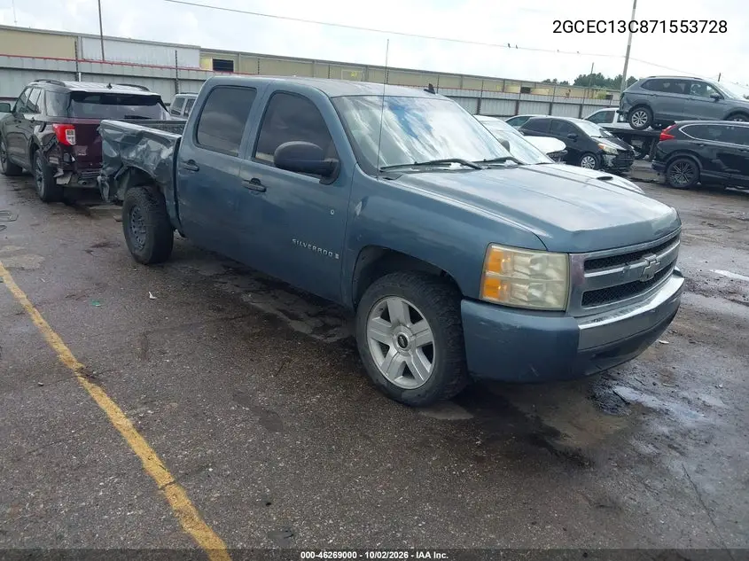 CHEVROLET SILVERADO 2007, VIN 2GCEC13C871553728