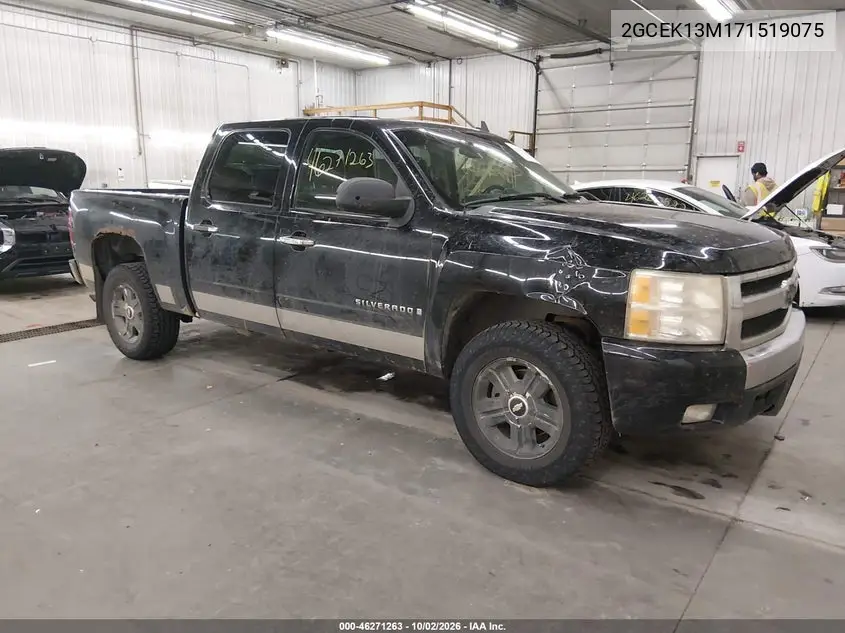 CHEVROLET SILVERADO 2007, VIN 2GCEK13M171519075