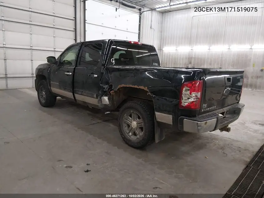 2007 CHEVROLET SILVERADO VIN 2GCEK13M171519075 — фото 3