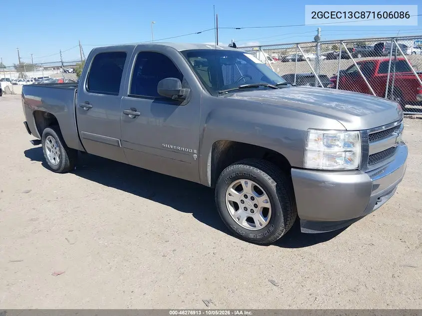 CHEVROLET SILVERADO 2007, VIN 2GCEC13C871606086