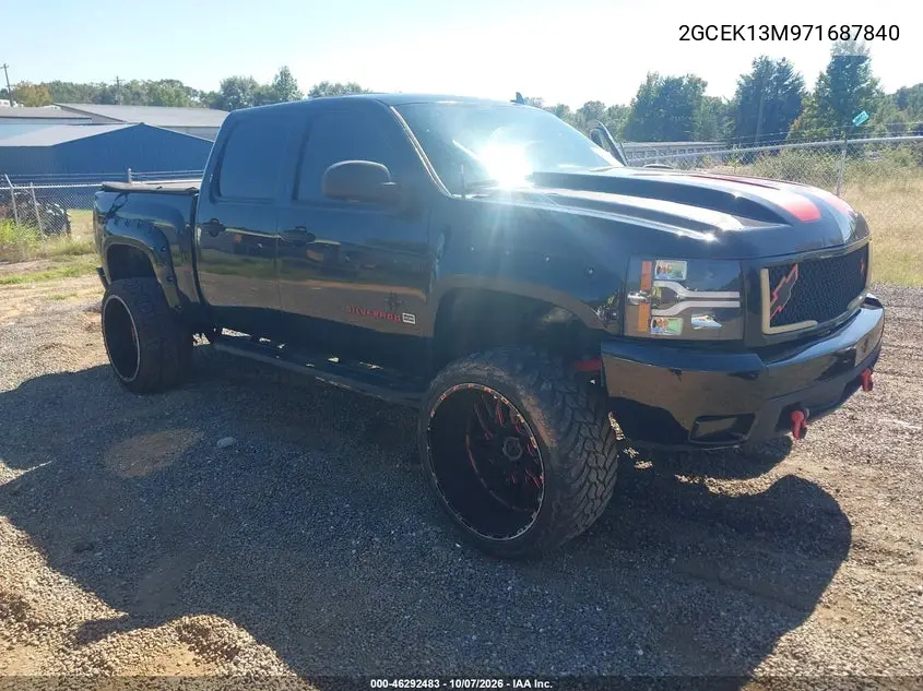 CHEVROLET SILVERADO 2007, VIN 2GCEK13M971687840