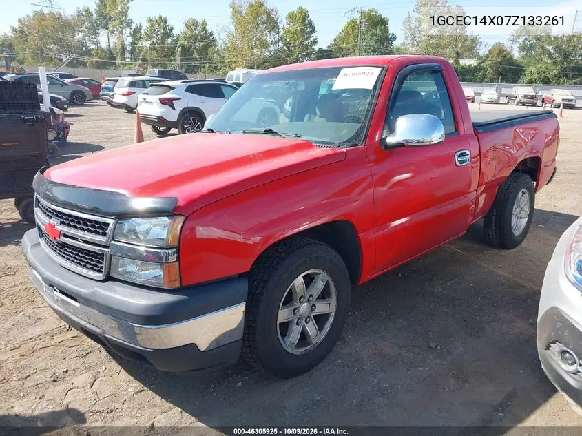 2007 CHEVROLET SILVERADO VIN 1GCEC14X07Z133261 — фото 2
