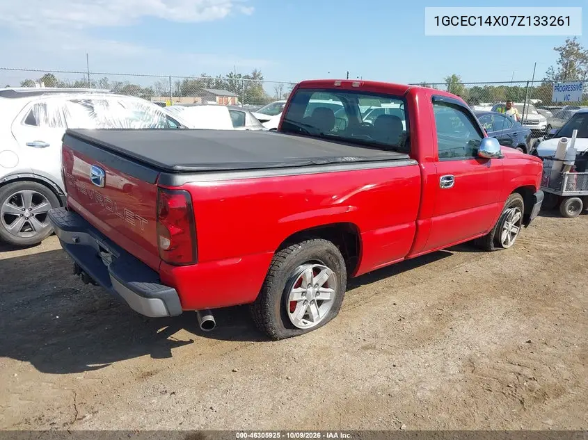 2007 CHEVROLET SILVERADO VIN 1GCEC14X07Z133261 — фото 4