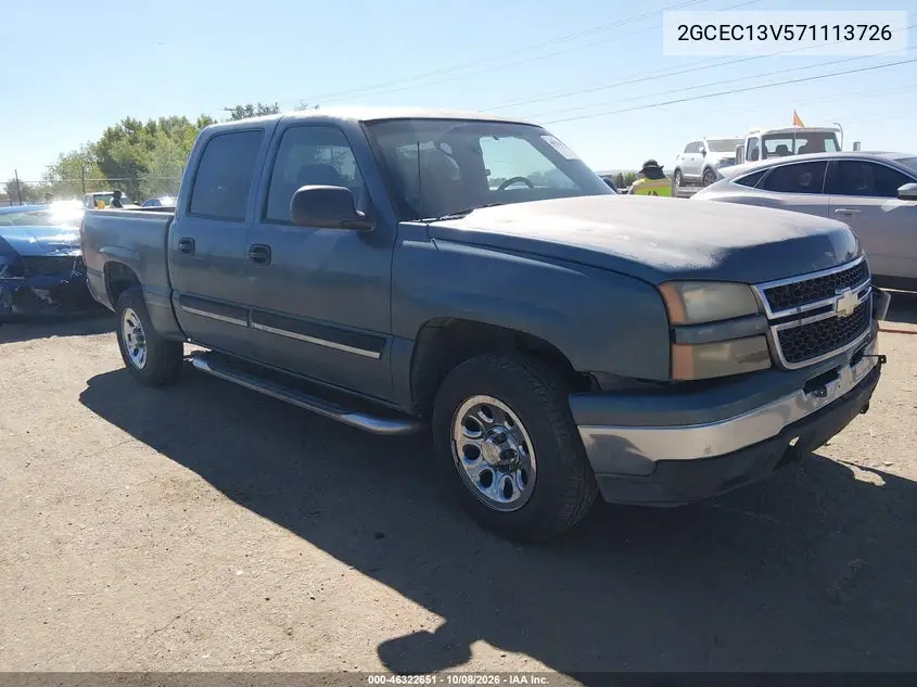 CHEVROLET SILVERADO 2007, VIN 2GCEC13V571113726