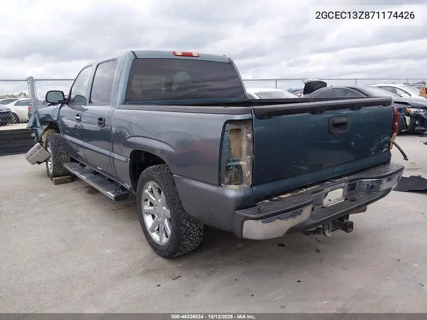 2007 CHEVROLET SILVERADO VIN 2GCEC13Z871174426 — фото 3