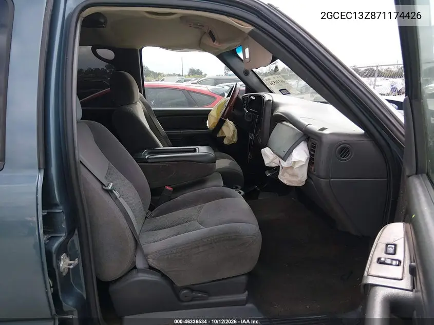 2007 CHEVROLET SILVERADO VIN 2GCEC13Z871174426 — фото 5