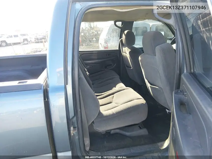 2007 CHEVROLET SILVERADO VIN 2GCEK13Z371107946 — фото 8