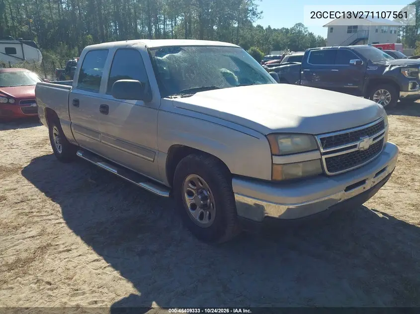 CHEVROLET SILVERADO 2007, VIN 2GCEC13V271107561