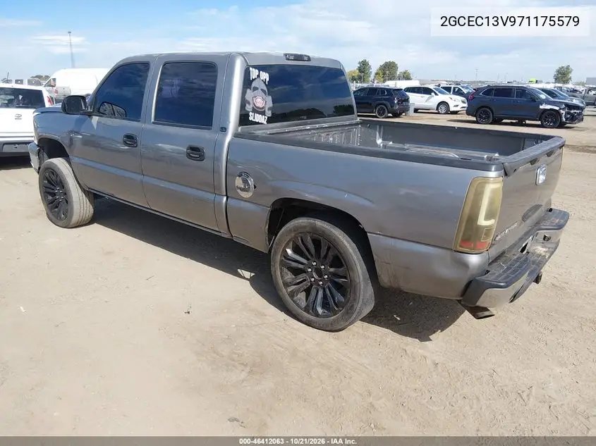 2007 CHEVROLET SILVERADO VIN 2GCEC13V971175579 — фото 3