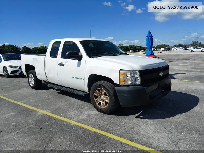 CHEVROLET SILVERADO 2007, VIN 1GCEC19X27Z599900