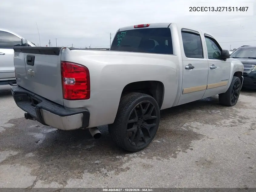 2007 CHEVROLET SILVERADO VIN 2GCEC13J271511487 — фото 4