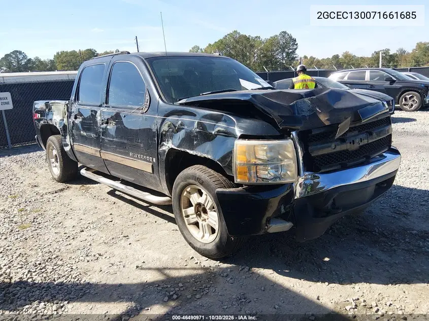 CHEVROLET SILVERADO 2007, VIN 2GCEC130071661685