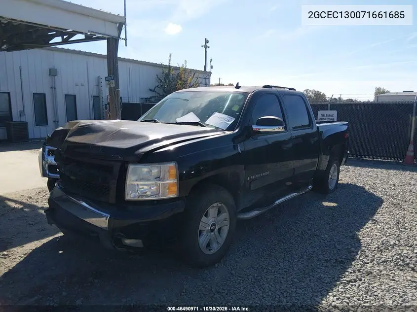 2007 CHEVROLET SILVERADO VIN 2GCEC130071661685 — фото 2