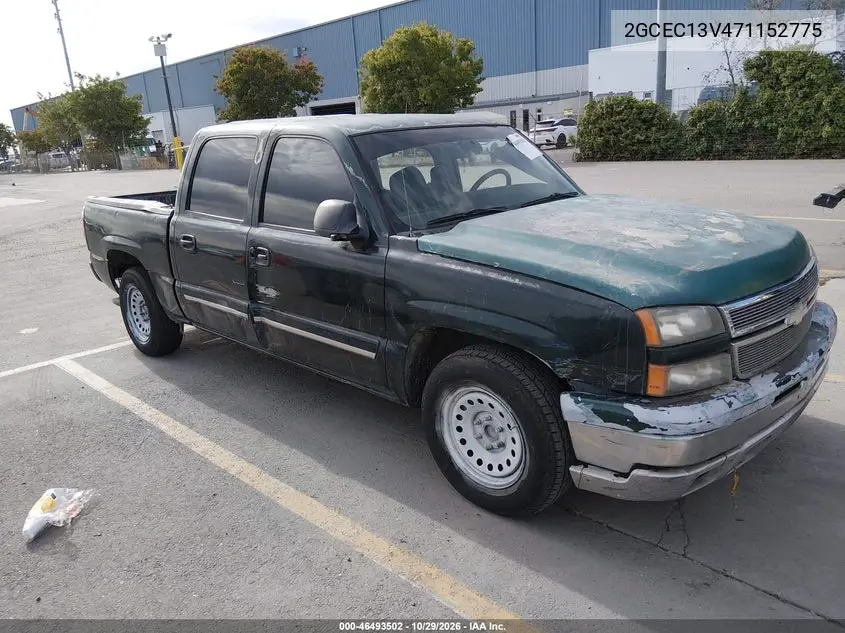 CHEVROLET SILVERADO 2007, VIN 2GCEC13V471152775