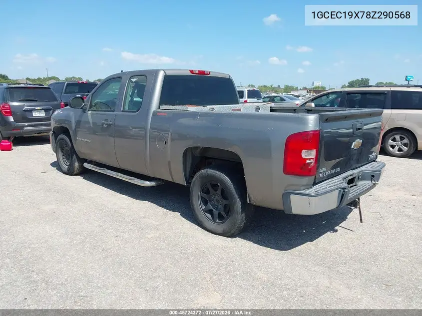2008 CHEVROLET SILVERADO VIN 1GCEC19X78Z290568 — фото 3